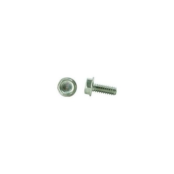 Newport Fasteners 1/4"-20 x 1 in Slotted Hex Machine Screw, Zinc Plated Steel, 2500 PK 927803-2500 - main